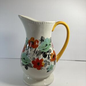 The Pioneer Woman Flea Market Decorated Floral 2-Quart Pitcher #82324.01
